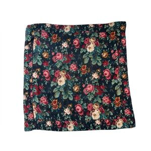 Vintage Club 7 Echo Floral Print Silk Scarf